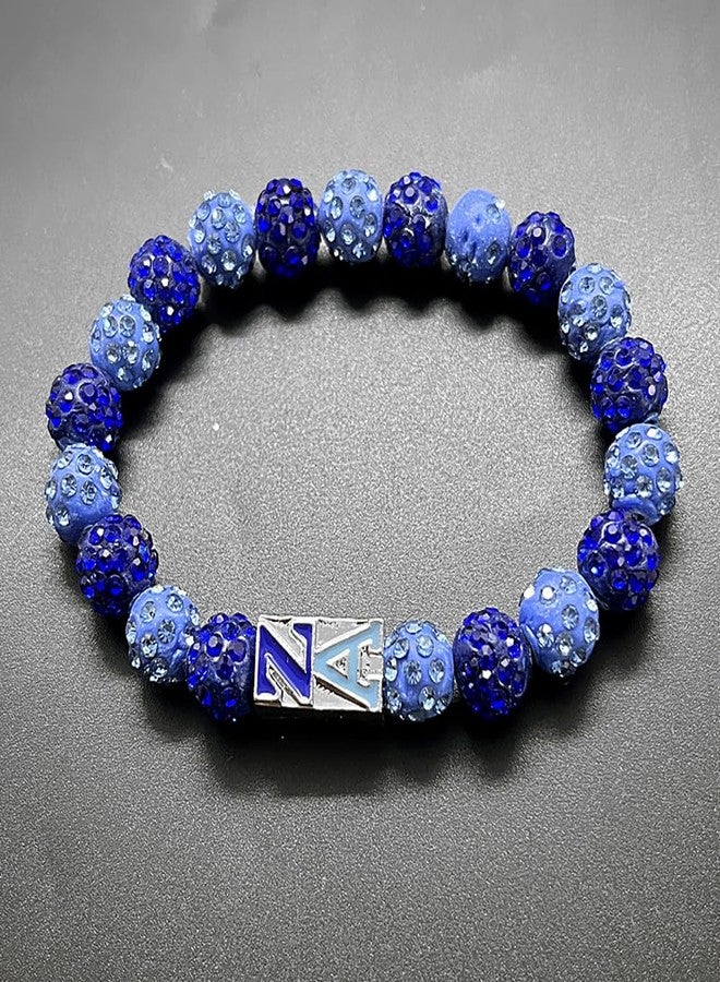 muiot ZETA AMICAE Elastic Bracelet with Rhinestone Beads - ZA Sorority Beads Jewelry for Women - Image 5
